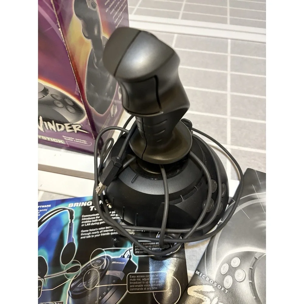 Microsoft USB SideWinder‎ Joystick Controller For PC Gaming X05-92626